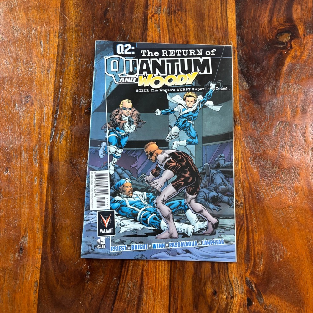 Valiant Q2 The Return of Quantum and Woody 5 Priest Bright Modern Age Comic 2015